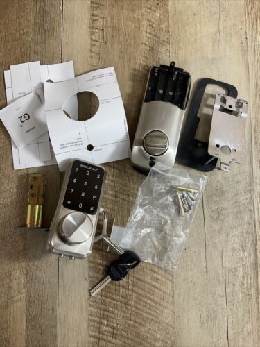FOR PARTS Smart Lock,SMONET Keyless Entry Door Lock Touchscreen Keypad Deadbolt (6922741252279)